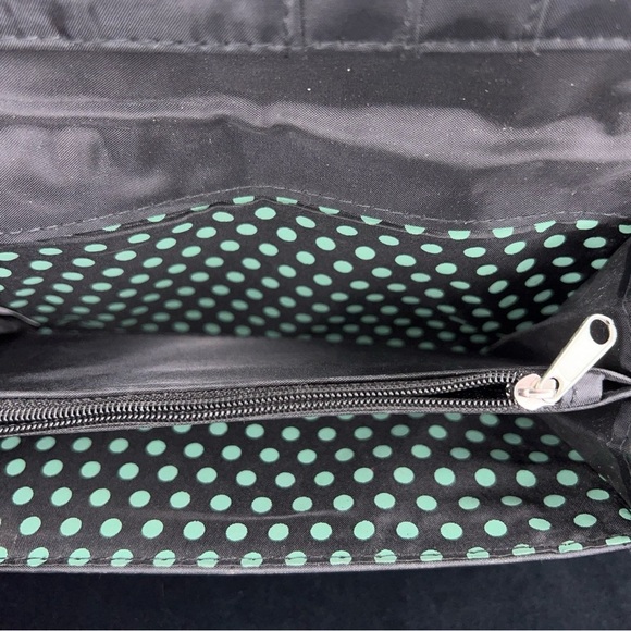 Set Of Two Wallets Black Silver Gold Pink Faux Leather - Picture 4 of 9